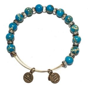 Alex and Ani Carnivals and Caravans Gold Bracelet